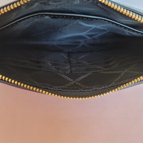 MICHAEL KORS Jet Set Charm Signature Logo Wristlet/Pouch- Black Multi - Picture 14 of 16